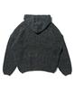 OTHERFITS Cable Weight Knit Hoodie Half-Zip (Charcoal)