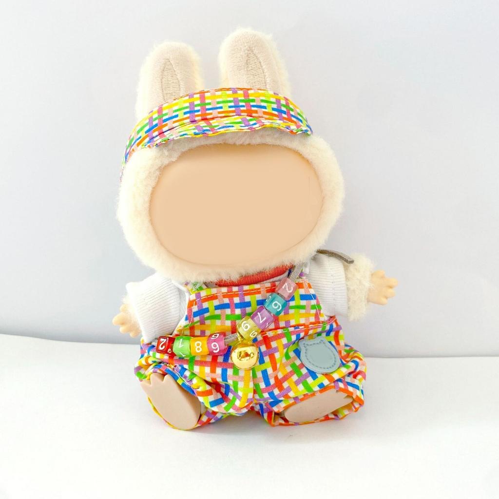 Colorful Set 17cm Creative Outfit Three-piece Set Doll Accessories (doll Not Included)
