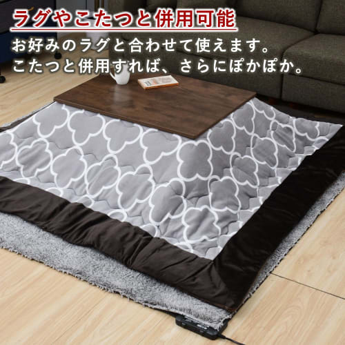 Yamazen Hot Carpet, Electric Carpet, 2 Tatami Mats (170cm x 170cm), Power Saving, Dust Mite Prevention Function, 5 Temperature Adjustment Levels, Heat