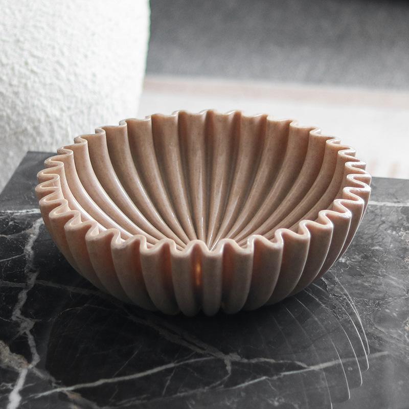 Coffee Table Fruit Plate Nordic Home Decoration Bowls Creative Ornament Bowls Art Living Room Snack Round Storage Plates