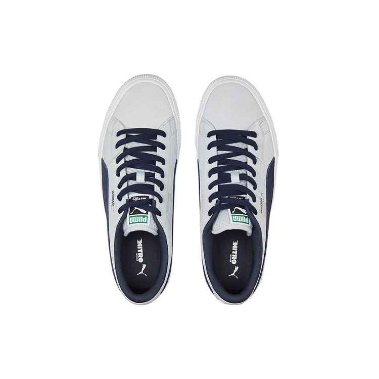 Puma Suede Skate Nitro Platinum Grey Parisian Night Unisex Sneakers White 386082-01