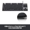 Logitech K835GPR Wired Mechanical Keyboard Red Switches Tenkeyless Compact Graphite (2-Year Warranty)