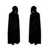 Halloween Grim Reaper Costume with Glowing Red Eyes/Gloves/Mask & Scythe Props Home Party Cosplay Costume Suitable For All Ages