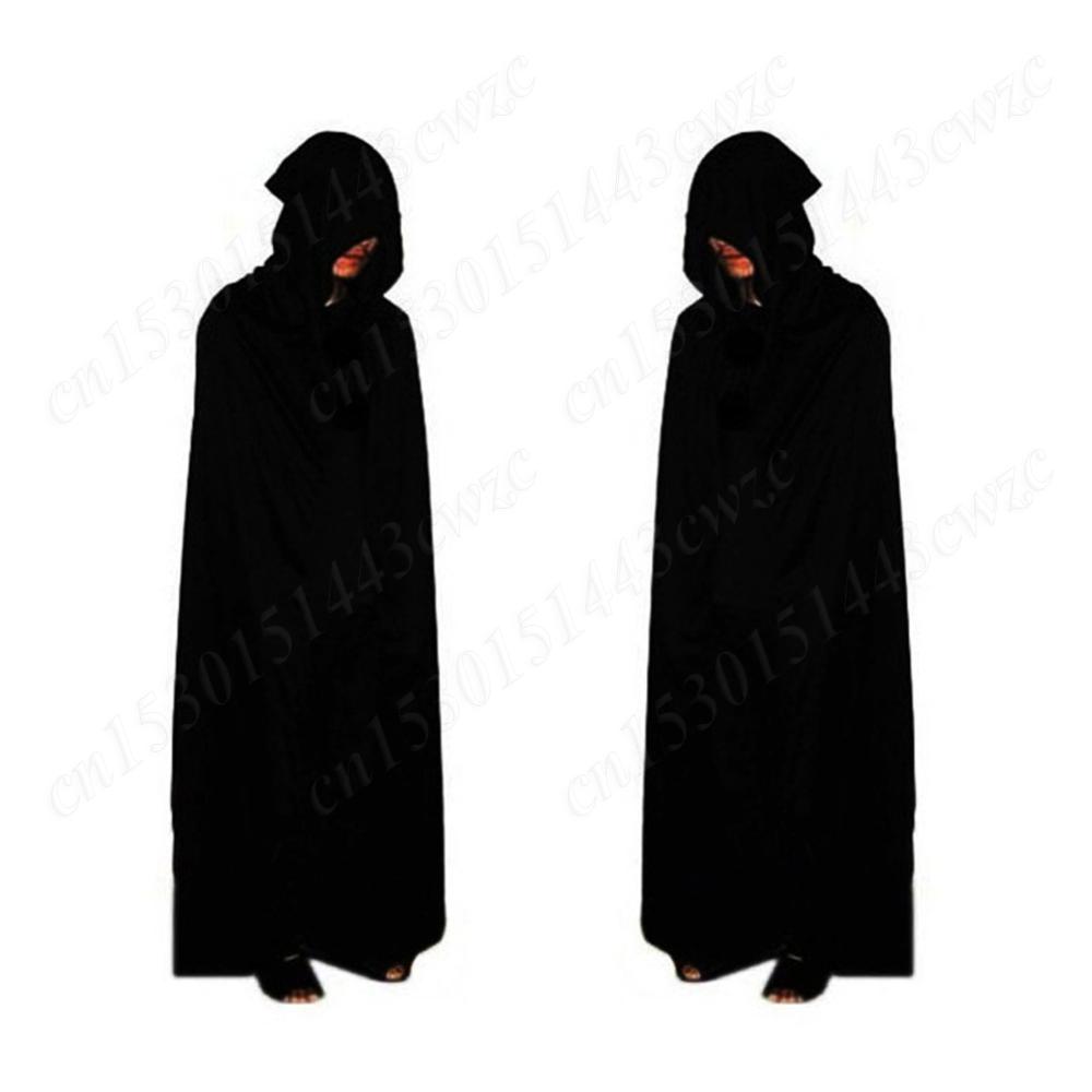 Halloween Grim Reaper Costume with Glowing Red Eyes/Gloves/Mask & Scythe Props Home Party Cosplay Costume Suitable For All Ages