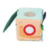 Baby Tissue Box Toy Soft Early Learning Hand Eye Coordination Colorful Skin Friendly Infants