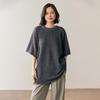 2026 Autumn/Winter Women's Loose Cashmere Sweater - Mid-Length, Five-Point Sleeves, Lazy Style Casual Knitwear
