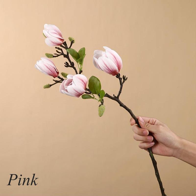 1PC Fake Flowers Wedding Decoration Bouquet New Simulation Magnolia Home Artificial Flowers DIY Multiple Options Available MIT