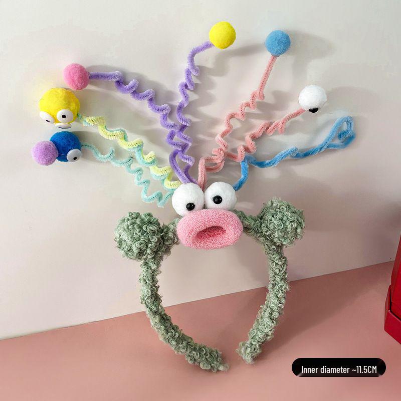 Adorable Twist Stick Face Wash Headband 2026 – Fun & Cute Hair Clip Photo Accessory
