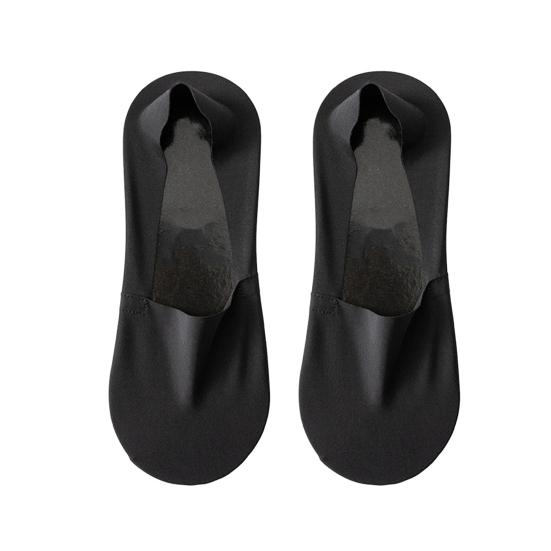 1 Pair Men Low Cut Socks Non-slip Breathable Sweat-Absorbent Shallow Mouth Cotton Socks Summer Stretchy Solid Color No Show Socks