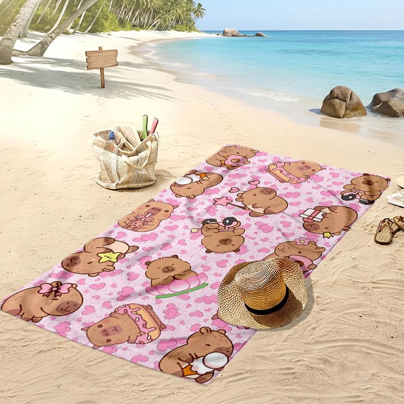 Palmeiras Printed Beach Towel Quick Dry Soft TowelPortable Large Rectangular Beach Blanket for Travel Swimming Pool