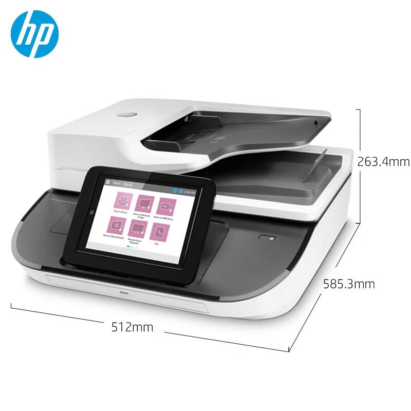 HP 8500fn2 A4 Document Scanner CN plug (adapter included)