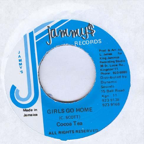 

7inch Record COCOA TEA Girls Go Home NONE Jammys Records Jamaica Reggae Ska Dub Used