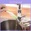 Kitchen Spout Cleaning Brush With Plastic Handle And Suction Base