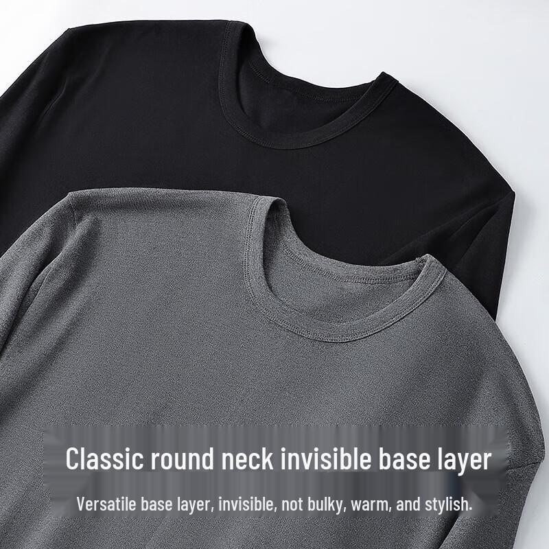 ME FEELING Men's Plus Size Pure Cotton Thermal Underwear Set