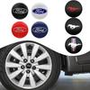 xubal5 For Ford Mustang Shelby GT Fender Zapatillas Miniatura Gt 2015 2012 4Pcs 56mm Car Wheel Center Cover Stickers Hub Cap Auto Badge