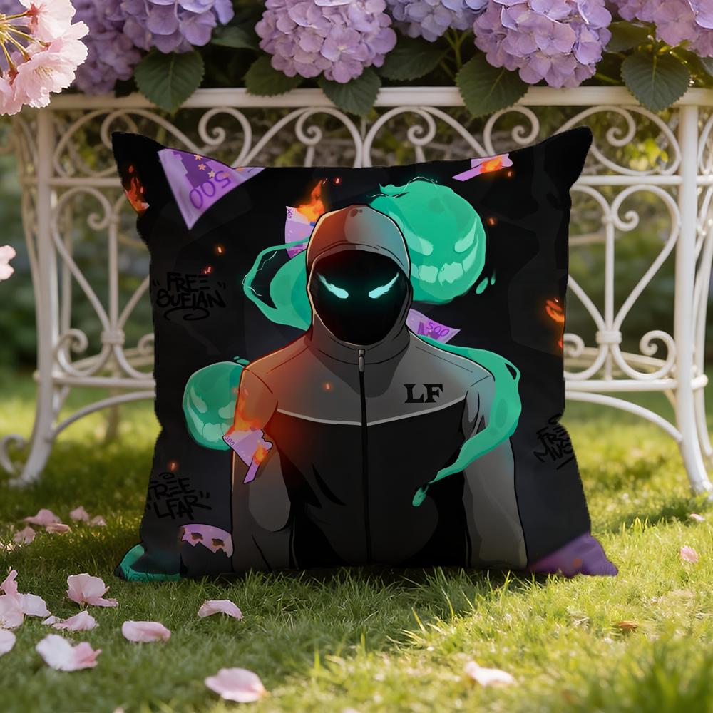 B-Beny J-Jr Rapper Cushion Cover Home & Car Dual-Scene Pillow Cover: Reversible for Premium Comfort