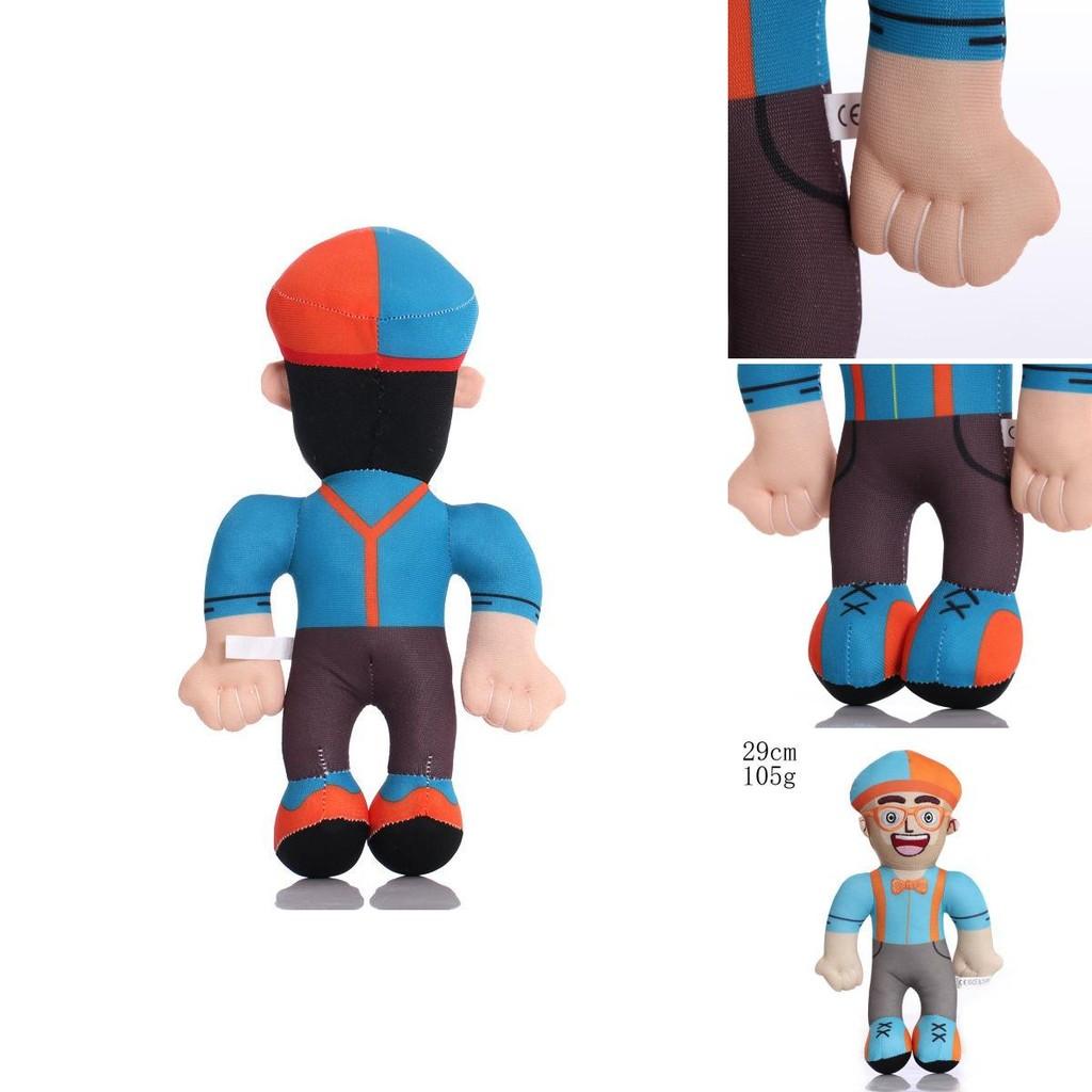 Entzückendes 11-Zoll-Blippi-Stofftier Weicher Cartoon-Charakter Perfekt für Kindergeschenke