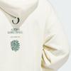 Adidas Originals La To The World Graphic Hoodie Comfortable Sports Hooded Sweatshirt Unisex Hoodies Off-White Forest-Green JJ4038