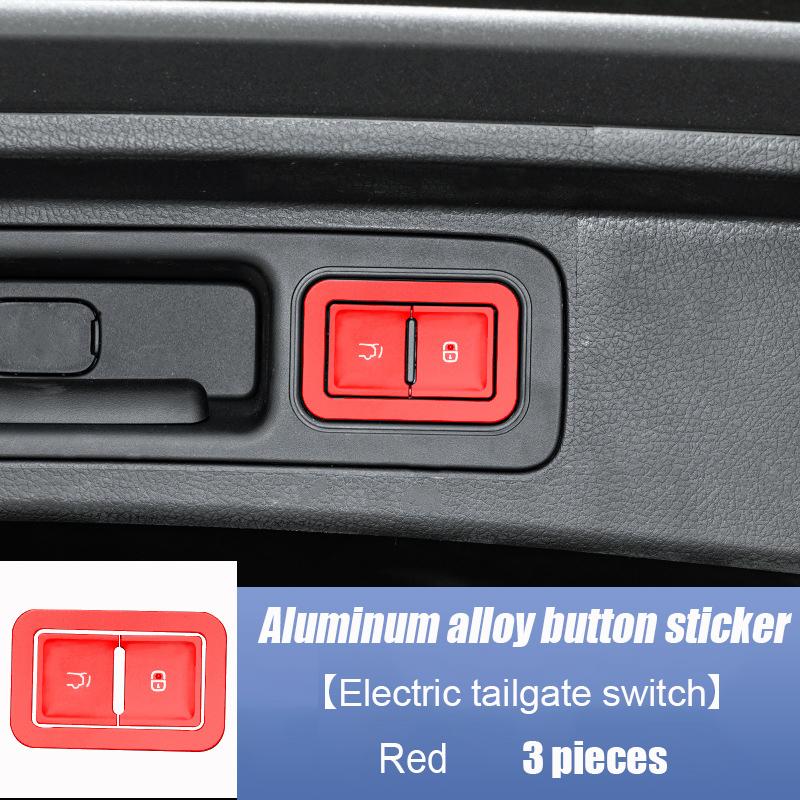 For BYD Seal  2024 Aluminum alloy button switch sticker gear shift panel Steering wheel Window lift Electric tailgate switch 3007