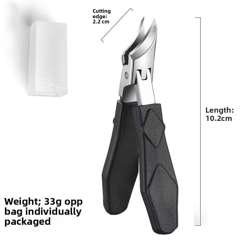 

Professional Podiatrist Toenail Nipper with Stainless Steel Ultra Toenail Clipper for Ingrown or Thick Toenails Toenails Trimmer чёрный