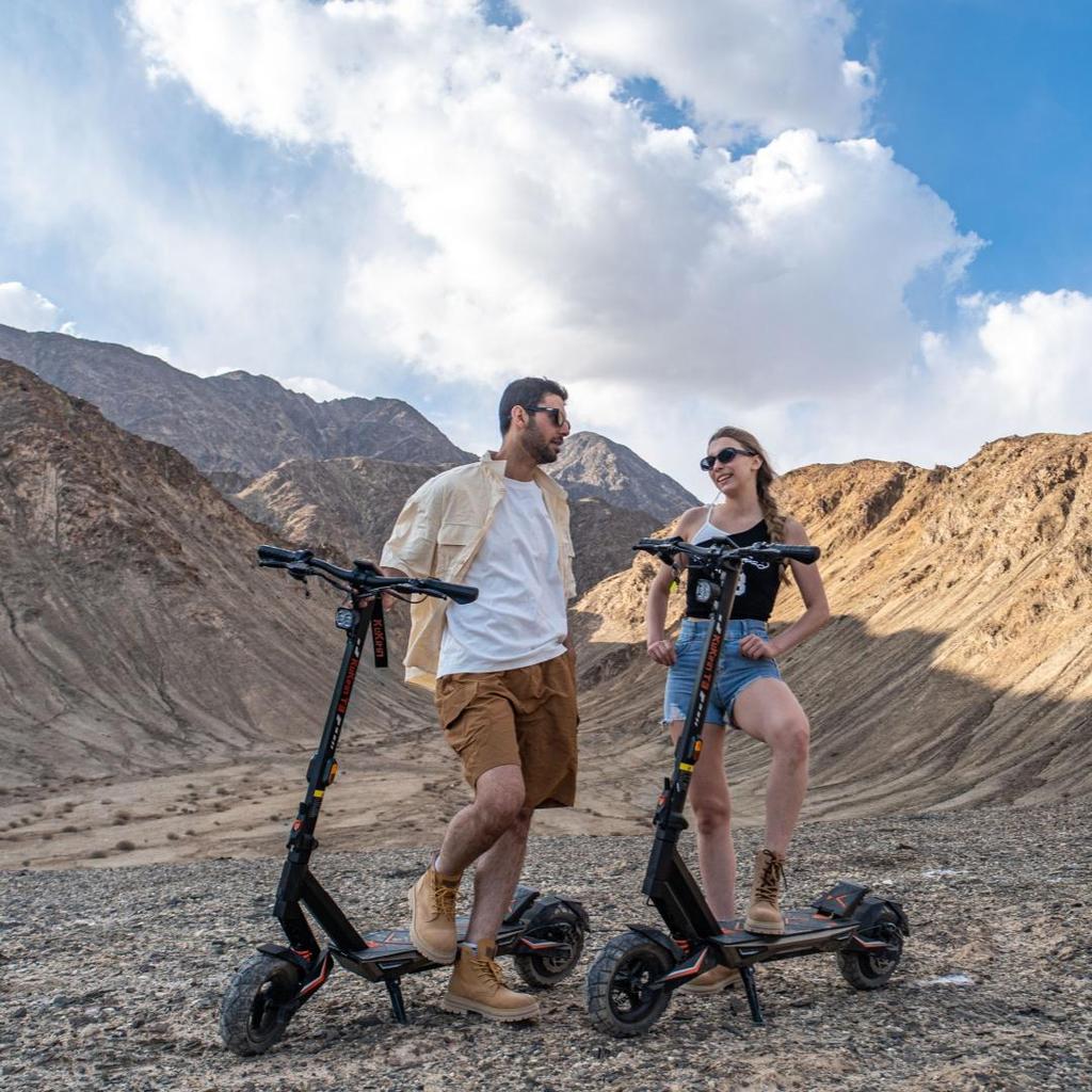 Patinete Eléctrico Kukirin T3 Motor 800W Batería 48V 15.6AH E-Scooter para Adultos Velocidad 45KM/H Autonomía 58KM Carga 120KG Plegable Escooter