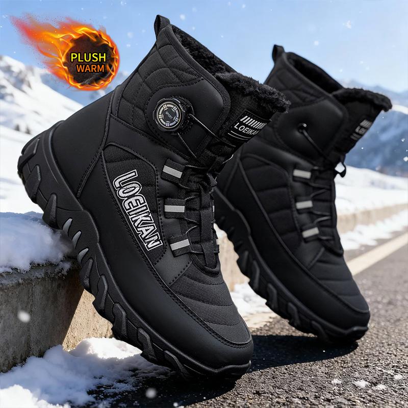 2025 Winter Neue Herren Schneestiefel, Verdickt & Baumwollgefüttert, Vielseitiger Trendiger Stil, Outdoor-Bekleidung mit Street-Vibe