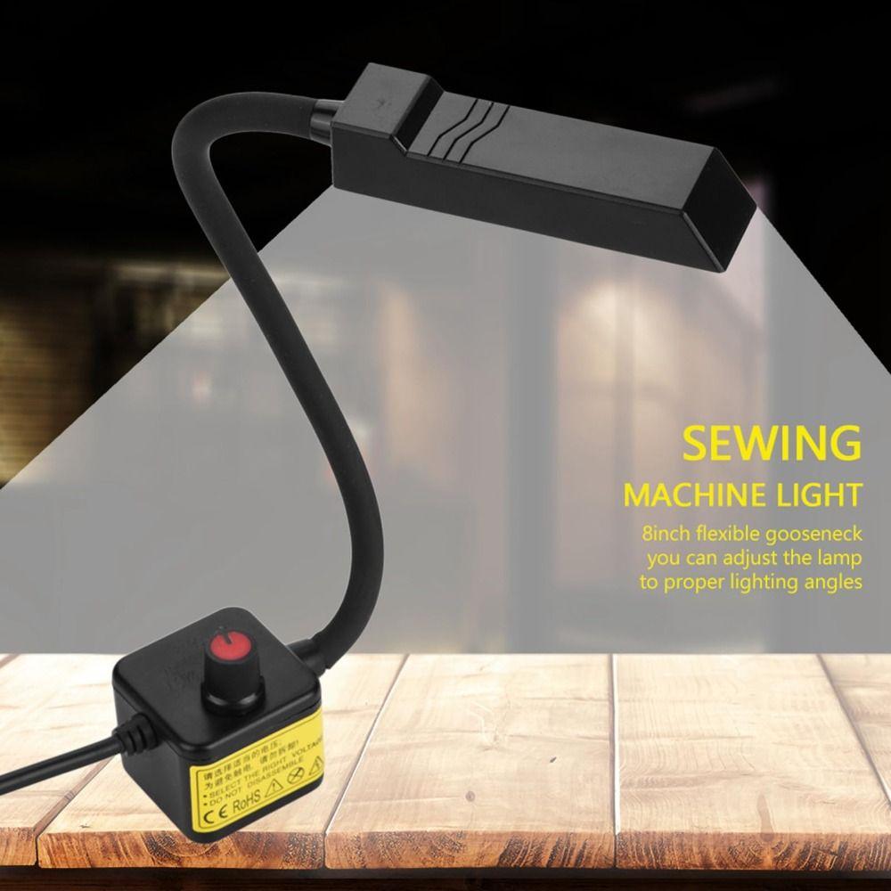 Dimmable Sewing Machine Light Universal Hose Gooseneck Work Lamp Industrial Work Light  Drill Press
