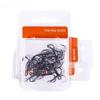 Treble Hook Anchor Fish Broken Nail Hook Boxed Black High Carbon Hook 20pcs Lure Fishhook (20pcs/Box)