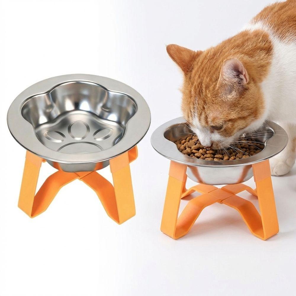 Protect Cervical Spine Pet High Footed Bowl Detachable Feeding Bowl  Dog Accessories