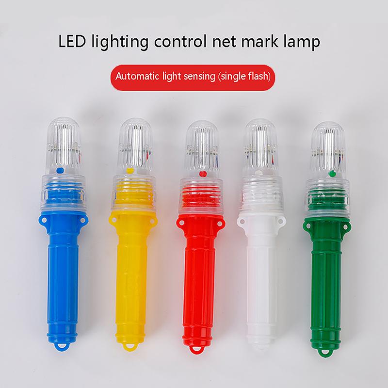 1 Stück Angellicht Doppel-Dreifachblitz Einfarbiges Leuchtfeuerlampe Zubehörlampe Pose Köderlicht Lampe Angelindikator