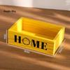 Retro Wooden Planter: Solid Wood Rectangular Balcony Pot with Bonsai Grid for Succulents and Flowers