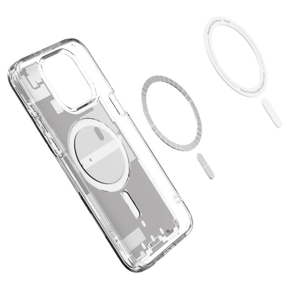 Spigen Ultra Hybrid Mag Magsafe Iphone 15 Pro Zero One White