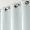 Rideau Occultant - Uni - Blanc - 140 X H180 Cm - 100% Polyester - Œillets Argent