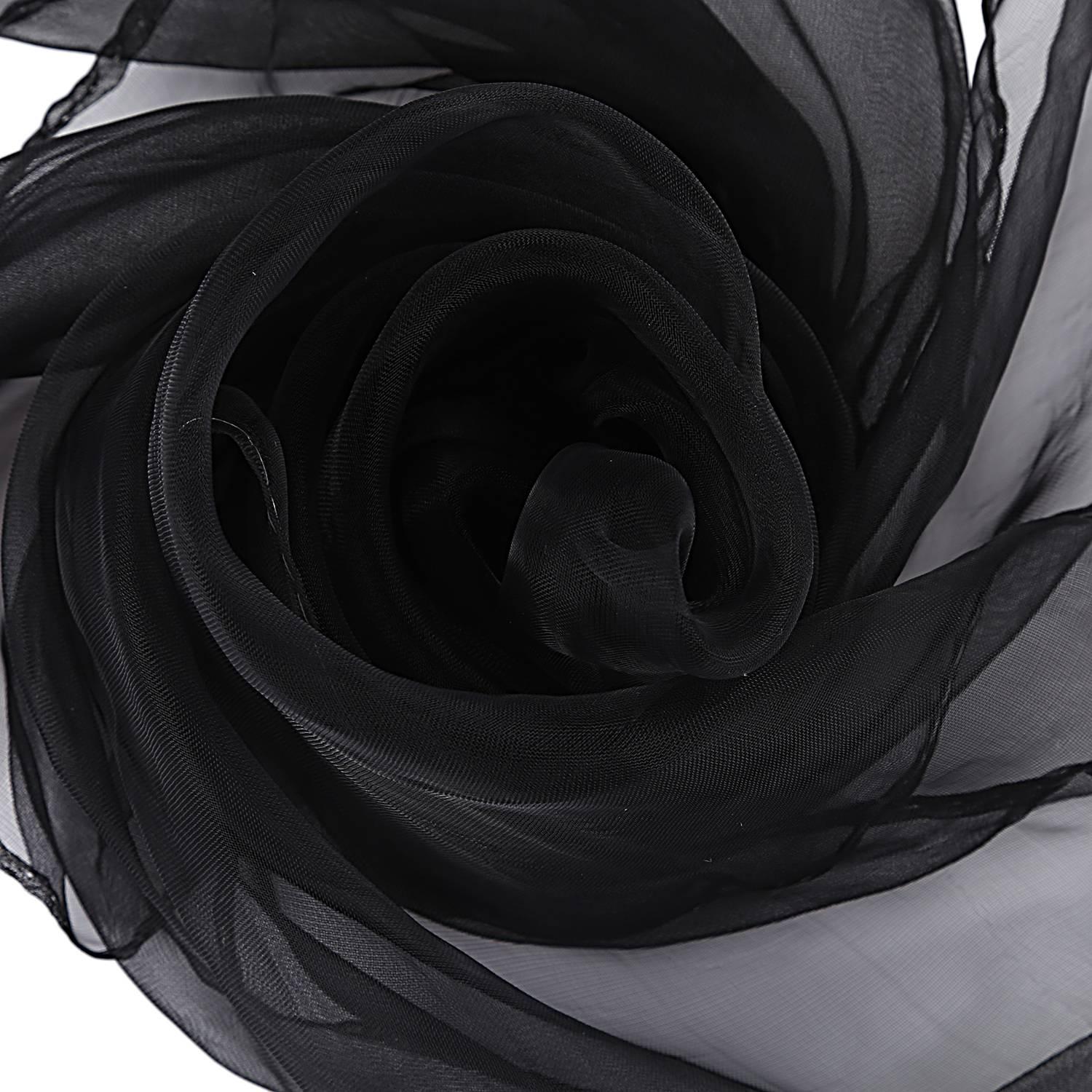 A95D-Lovely Fashion Plain Square Chiffon Neck Scarf Head Scarves 70 Cm X 70Cm