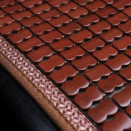 Bamboo Cool Mat Perfect Fitting Non-slip Bottom Layer Breathable Universal Comfortable Sweat-absorption Silicone Summer Car Cool Cushion Accessories