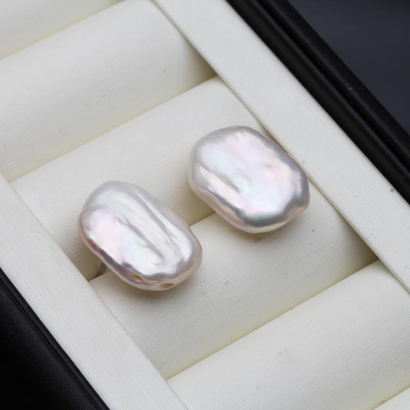 

Настоящие серьги с пресноводным жемчугом для женщин, серьги с барочным жемчугом, свадебный подарок, серебряные серьги-пусеты с жемчугом 925 пробы, изысканные