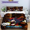 3pcs bedding set Sonic Shadow Includes 1 Comforter + 2 Pillowcases, Without Pillow Inserts, Soft Comfortable,a0909183