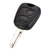 Heart Horse 2 Buttons 433MHz Car Key Remote Control Key Shell for Peugeot 206 with ID46 Chip and NE73 Blade