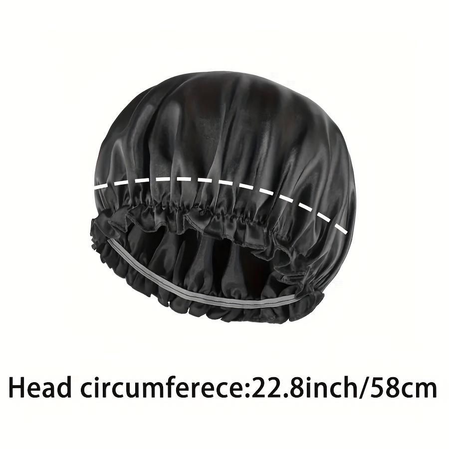 Large Satin Sleep Cap, Adjustable Elastic Band, Hair Bonnets For Women, Night Sleeping, Hair Care Bonnet For Curly Braided Hair