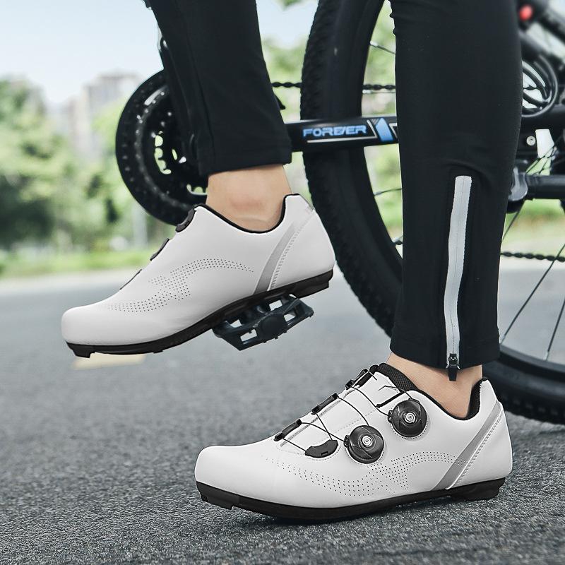 New Outdoor Unlocked Cycling Shoes Mountain Bike Lock Shoes Road Bike Hard-soled Cycling Shoes Cycling Shoes