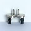 Universal Stainless Steel Toilet Seat Mounting Kit with Quick-Release Buckle