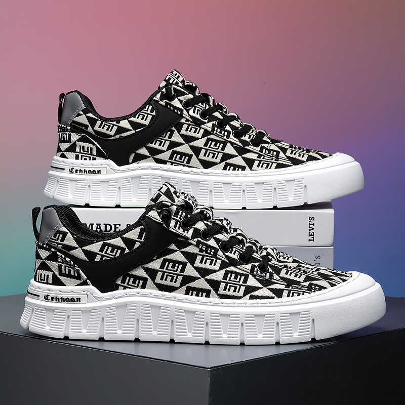 Fashion Soft Sole Plus Size Skate Shoes Man Classic Boots Black High Top Sneakers Sports Sneakersy What's Beskete Styling Best