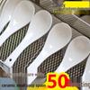 White Ceramic Soup Spoon Ladle – Small Tableware for Household, Commercial, Hotel, and Restaurant Use