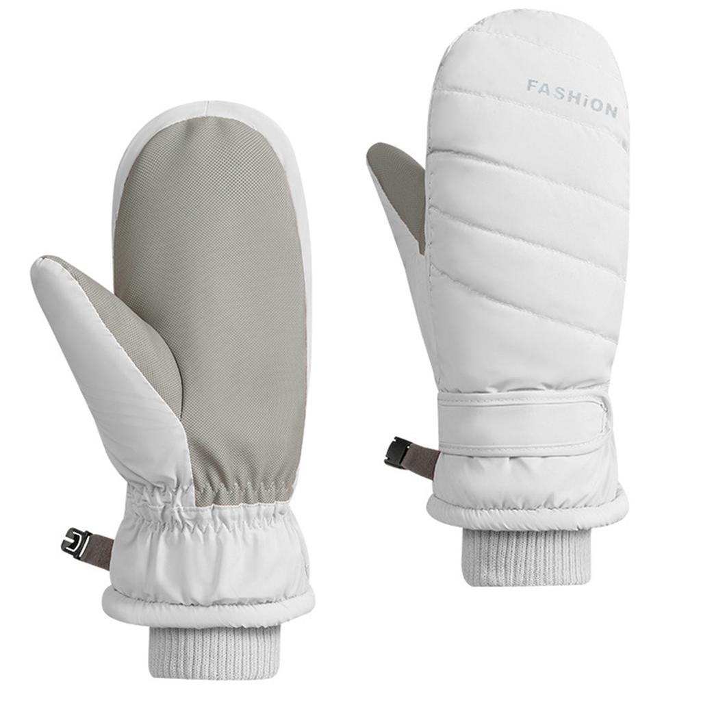 1pair Winter Waterproofed Insulated Gloves Outdoor Sports Mittens Skiing Gloves for Outdoor Sports and Snow Activity