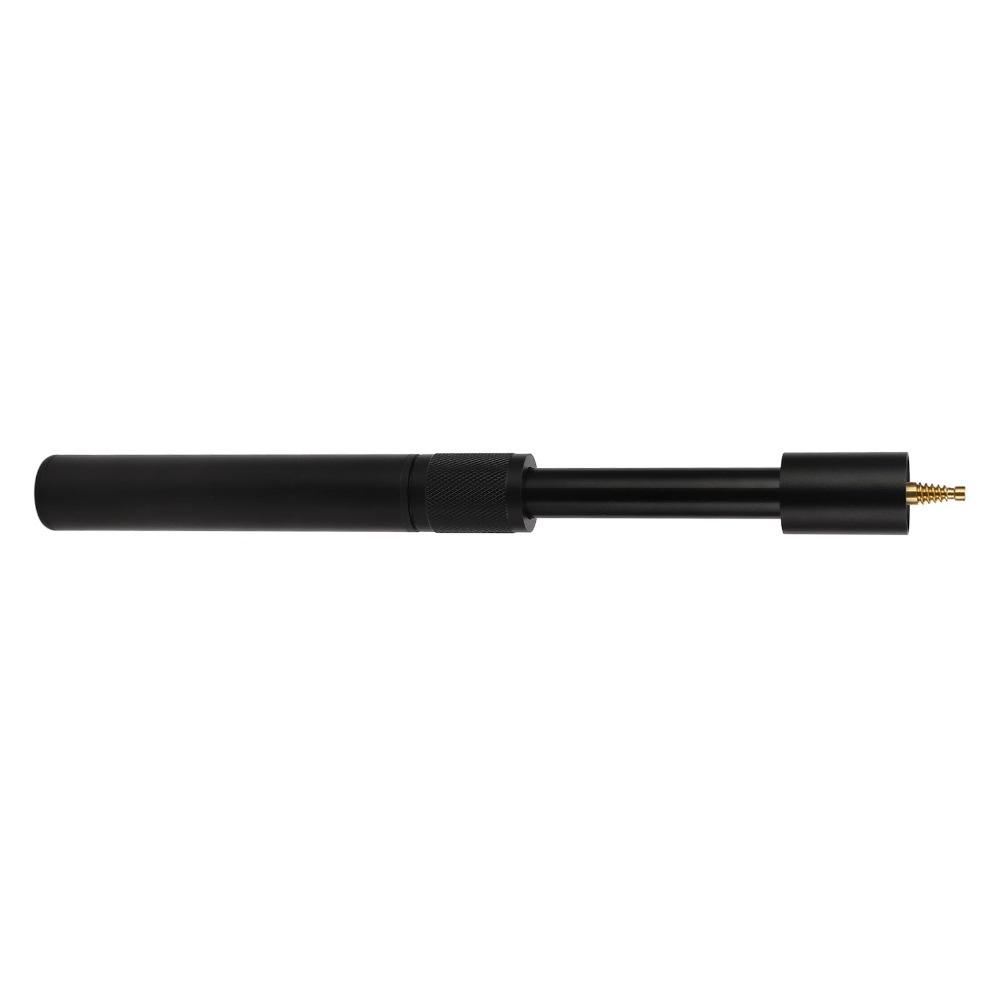 Threaded Connector Billiard Extender Aluminum Alloy Cue Lengthener Cue Extension Pool Game чёрный