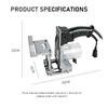 Adjustable Electric Drill Conversion Bracket DIY Projects Precise Drilling Slotting Mold Mini Grooving Machine Rack