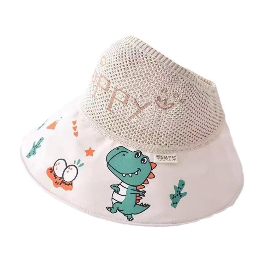 

Anti UV Protection Summer Baby Sunhat Wide Brim Kids Beach Cap Children Sun Hat Kids Boy Girl бежевый