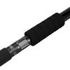 Outdoor Aluminium Alloy 4-Sections Suspension Straight Handle   Pole Walking Stick Alpenstock for Climbing Camping
