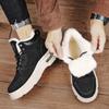 Men Super Thick Fleece Lined Snow Boots Outdoor Hiking Warm Winter Cotton Shoes