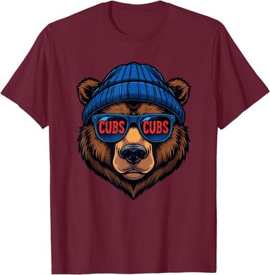 Vintage Cubs Soyadı Gururu Cubs Adı Amerikan Tarzı Tişört